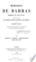 Mémoires de Barras, membre du Directoire