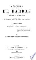Mémoires de Barras, membre du Directoire