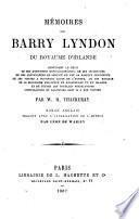 Mémoires de Barry Lyndon du royaume d'Irlande