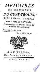 Mémoires de Du Guay-Trouin, lieutenant-général des armées navales, etc