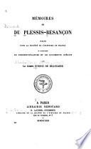 Mémoires de Du Plessis-Besançon