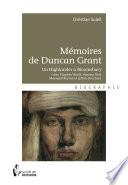 Mémoires de Duncan Grant