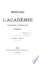 Mémoires de l'Académie d'Arras