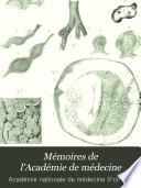Mémoires de l'Académie de médecine
