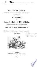 Mémoires de l'Académie de Metz