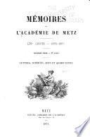 Mémoires de l'Académie de Metz