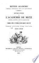 Mémoires de l'Académie de Metz