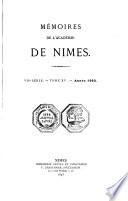 Mémoires de l'Académie de Nîmes