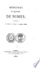 Mémoires de l'Académie de Nîmes