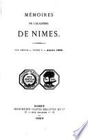 Mémoires de l'Académie de Nîmes