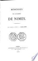 Mémoires de l'Académie de Nîmes