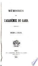 Mémoires de l'Académie de Nîmes