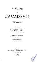 Mémoires de l'Académie de Nîmes