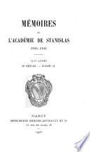Mémoires de l'Académie de Stanislas