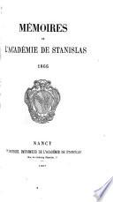 Mémoires de l'Académie de Stanislas