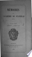 Mémoires de l'Académie de Stanislas
