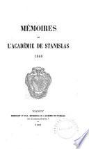 Mémoires de l'Académie de Stanislas