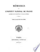 Mémoires de l'Académie des inscriptions et belles-lettres