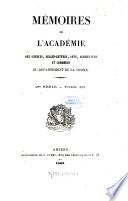 Mémoires de l'Académie des Sciences, Belles-Lettres, Arts, Agriculture et Commerce du Département de la Somme