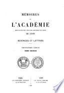 Mémoires de l'Académie des sciences, belles-lettres et arts de Lyon