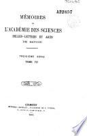 Mémoires de l'Académie des sciences, belles-lettres et arts de Savoie