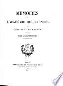 Mémoires de l'Académie des sciences de l'Institut de France