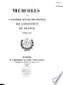 Mémoires de l'Académie des Sciences de l'Institut de France