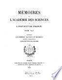 Mémoires de l'Académie des Sciences de l'Institut de France