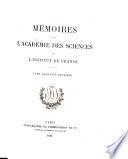 Mémoires de l'Académie des sciences de l'Institut de France