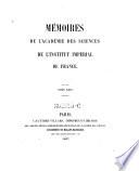 Mémoires de l'Académie des Sciences de l'Institut de France