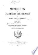 Mémoires de l'Académie des sciences de l'Institut de France