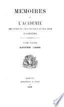 Mémoires de l'Académie des sciences, des lettres et des arts d'Amiens