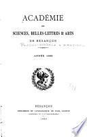Mémoires de l'académie des sciences