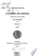 Mémoires de l'Académie des Sciences, Inscriptions et Belles Lettres de Toulouse