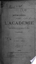 Mémoires de l'Académie des Sciences, Lettres et Arts d'Arras