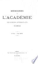 Mémoires de l'Académie des Sciences, Lettres et Arts d'Arras