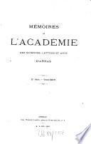 Mémoires de l'Académie des Sciences, Lettres et Arts d'Arras