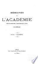 Mémoires de l'Académie des sciences lettres et arts d'Arras