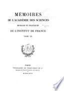 Mémoires de l'Académie des sciences morales et politiques de l'Institut de France