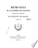 Mémoires de l'Académie des sciences morales et politiques de l'Institut de France