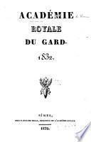 Mémoires de l'Académie du Gard