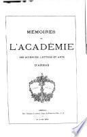 Mémoires de l'Académie impériale des sciences, lettres et arts d'Arras