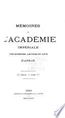 Mémoires de l'Académie impériale des sciences, lettres et arts d'Arras