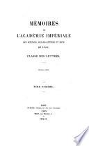 Memoires de L'academie Imperiale