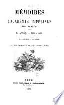 Mémoires de l'Académie nationale de Metz