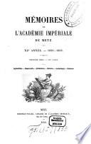 Mémoires de l'Académie Nationale de Metz