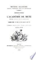 Mémoires de l'Académie nationale de Metz