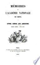 Mémoires de l'Académie nationale de Metz