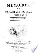 Mémoires de l'Académie royale de chirurgie