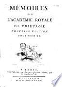 Mémoires de l'Académie royale de chirurgie